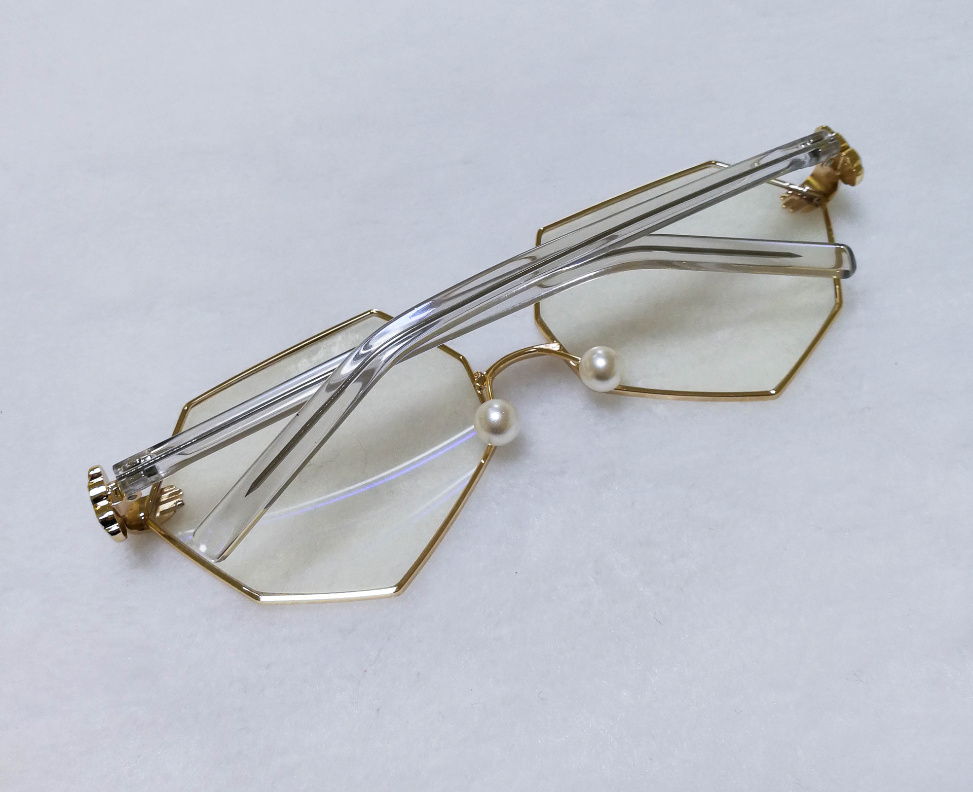 杨幂同款不规则眼镜框 珍珠鼻托平光镜 椭圆形手掌框架镜批发