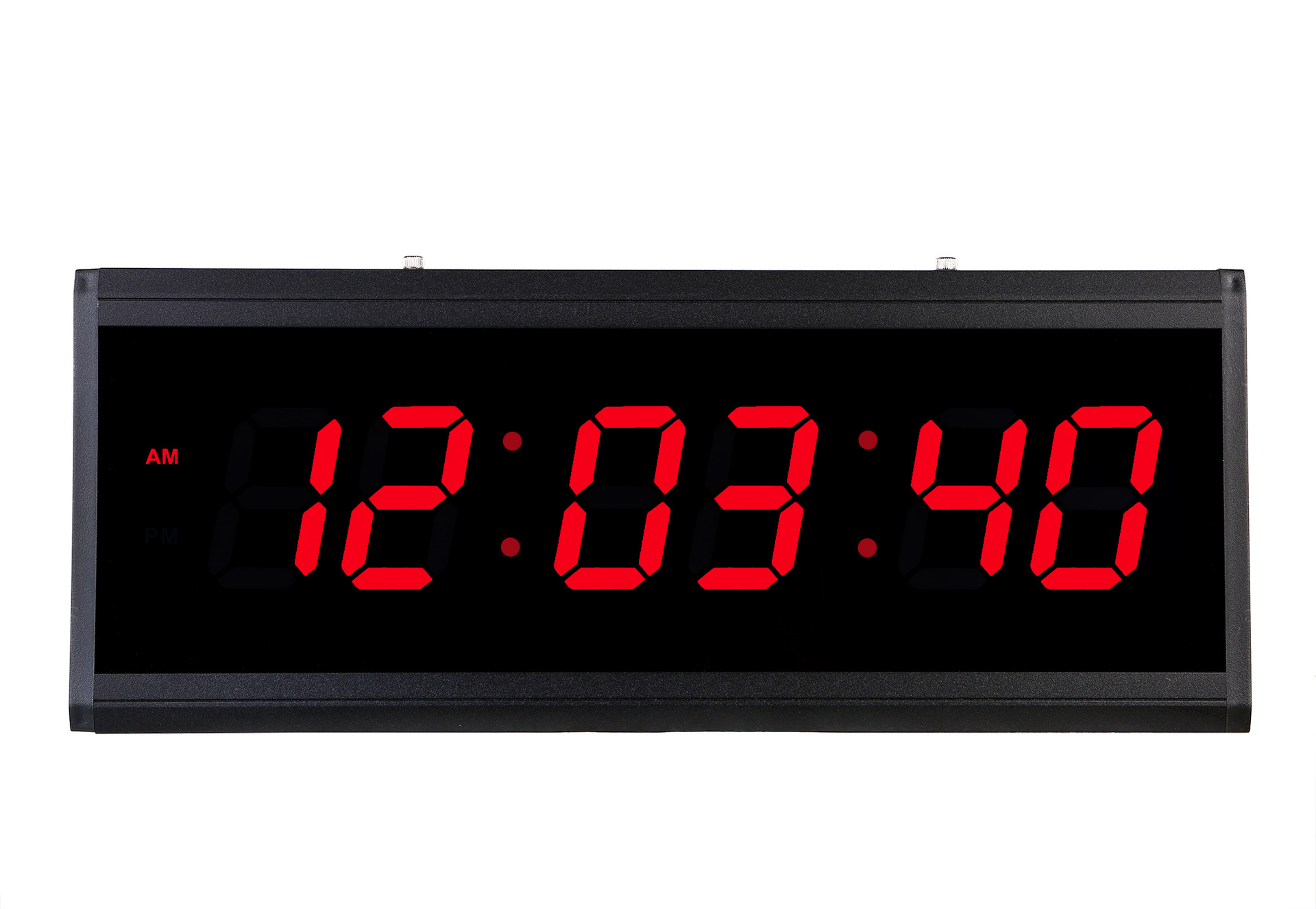 宏霸led数码万年历电子钟单时间时尚创意款数字钟客厅卧室办公室