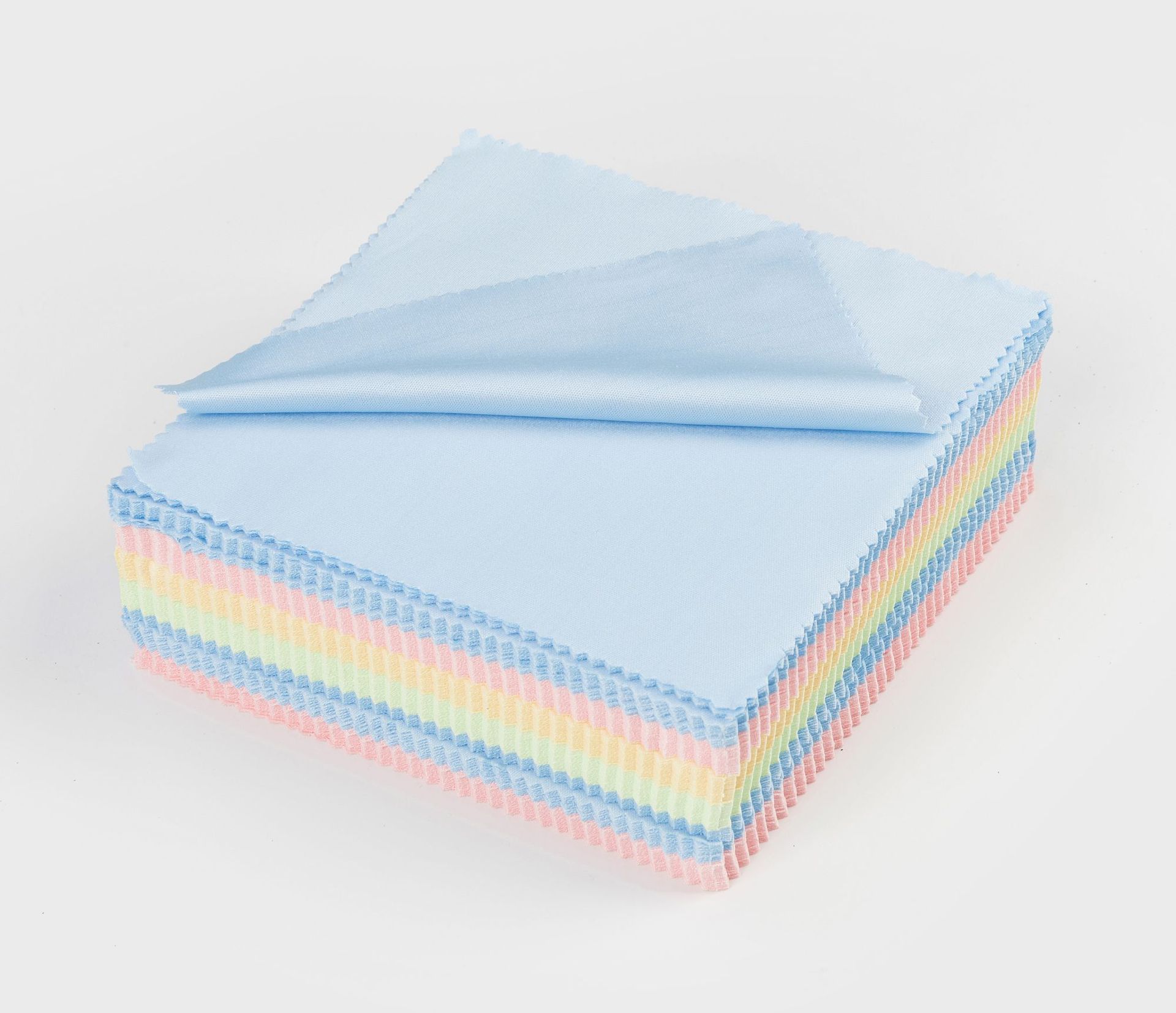 眼镜布 黑色 彩色 灰色 超细纤维擦拭布 针三磨毛眼镜布 厂家批发