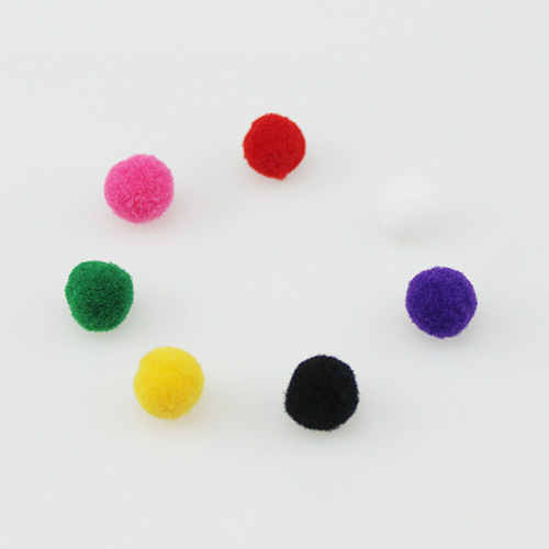 彩色高弹棉球圆形纤维毛绒球香薰香水多种规格棉球diy吊坠配件