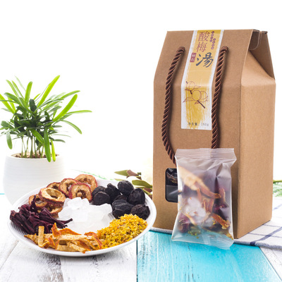 雅丽百花缘供应手提盒酸梅汤茶大量批发饮料纸盒酸梅汤一件代发