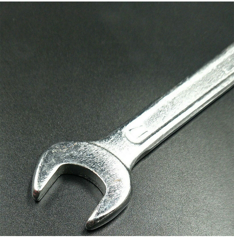 14-17手动冲压呆头超薄两用简易单双头镀锌配套用工具12开口扳手