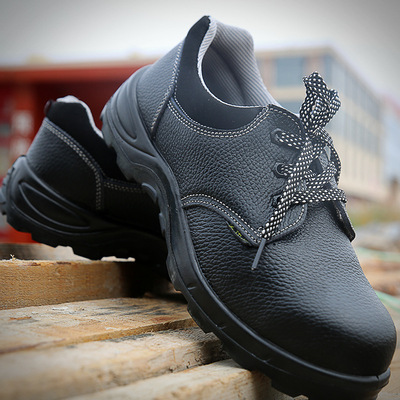 厂家现货老矿长d508防砸绝缘劳保鞋pu加橡胶底防滑耐磨耐油耐高温