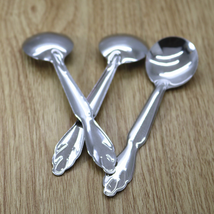 小号铁调羹 圆头小孩吃饭小勺子批发