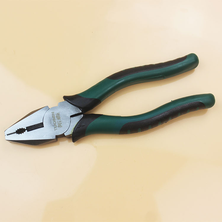 厂家批发拓森多功能6寸钢丝钳 临沂五金工具手动平口8寸老虎钳