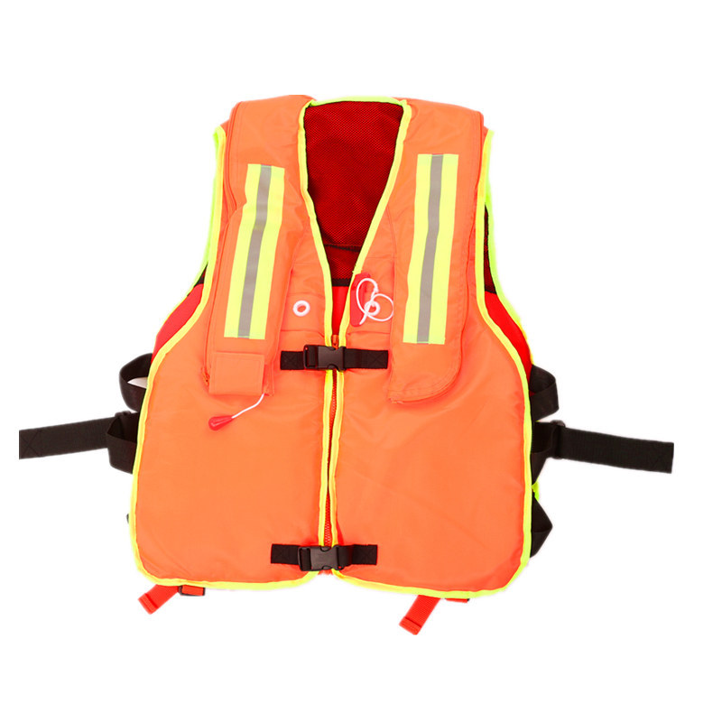 专业消防专用救生衣泡沫充气双重保护官兵抗洪救灾保护衣马甲背心