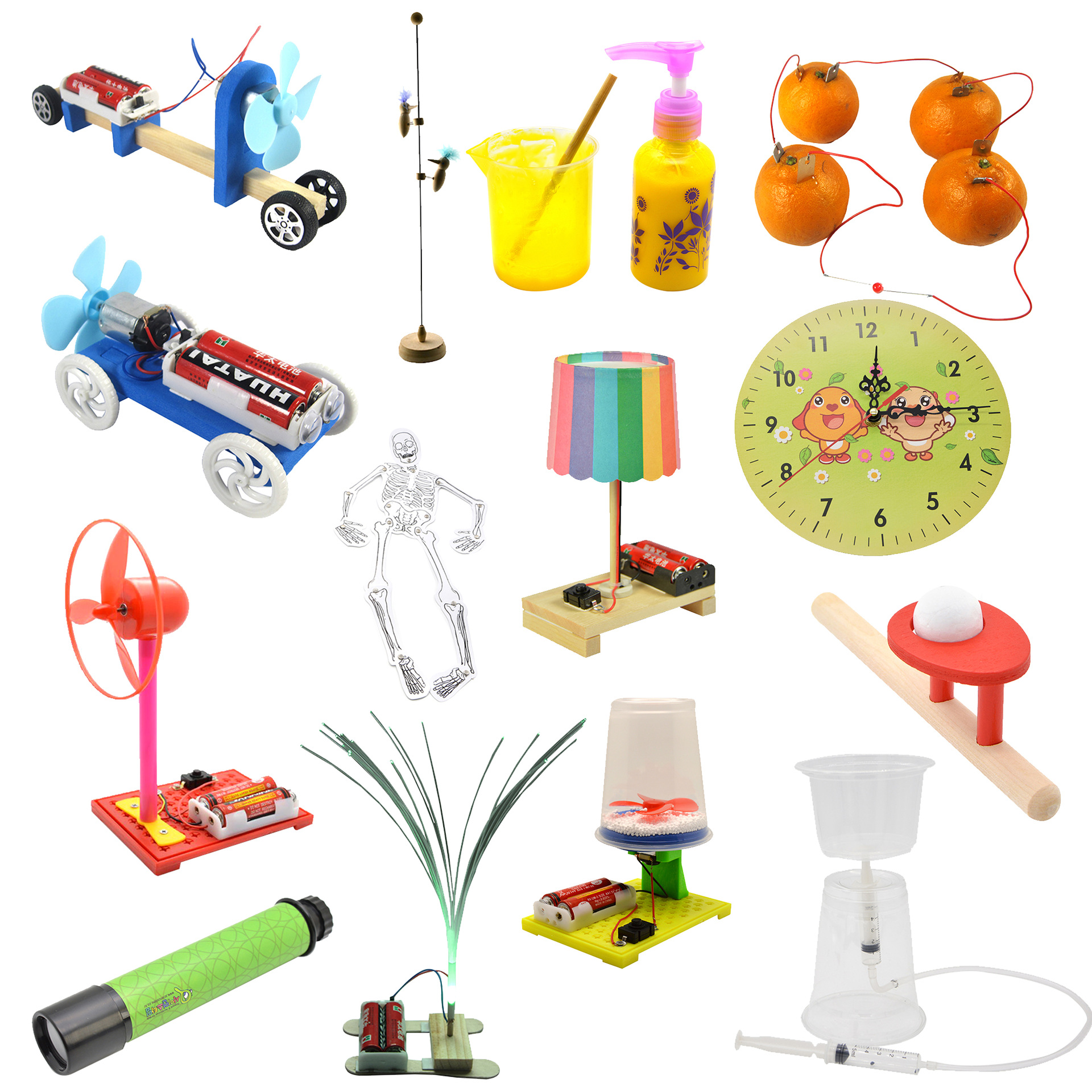 青少年教育幼儿园中班科普模型套装diy科技小制作拼装玩具科普科