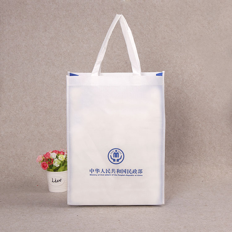 工厂批发印刷图案平口无纺布袋广告礼品服装购物手提袋定做