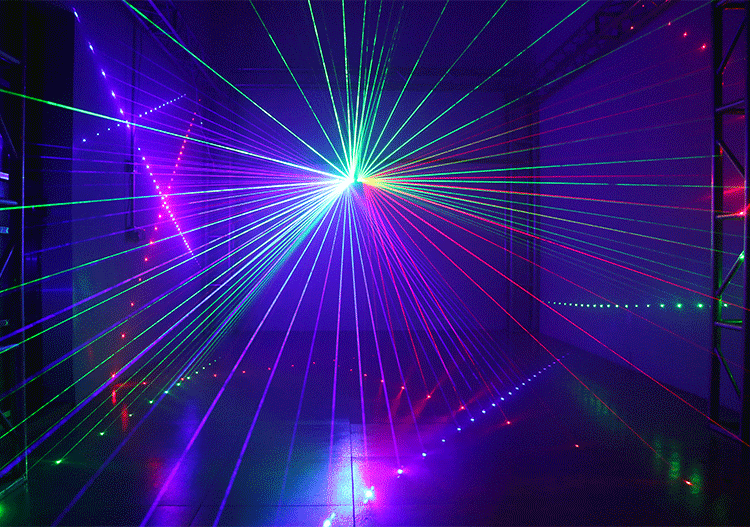 6孔激光灯酒吧多功能ktv激光灯婚庆镭射灯ktv动感舞台灯光