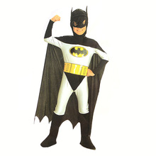 新款万圣节表演服装 cosplay儿童表演服装动漫服装男士蝙蝠侠服饰