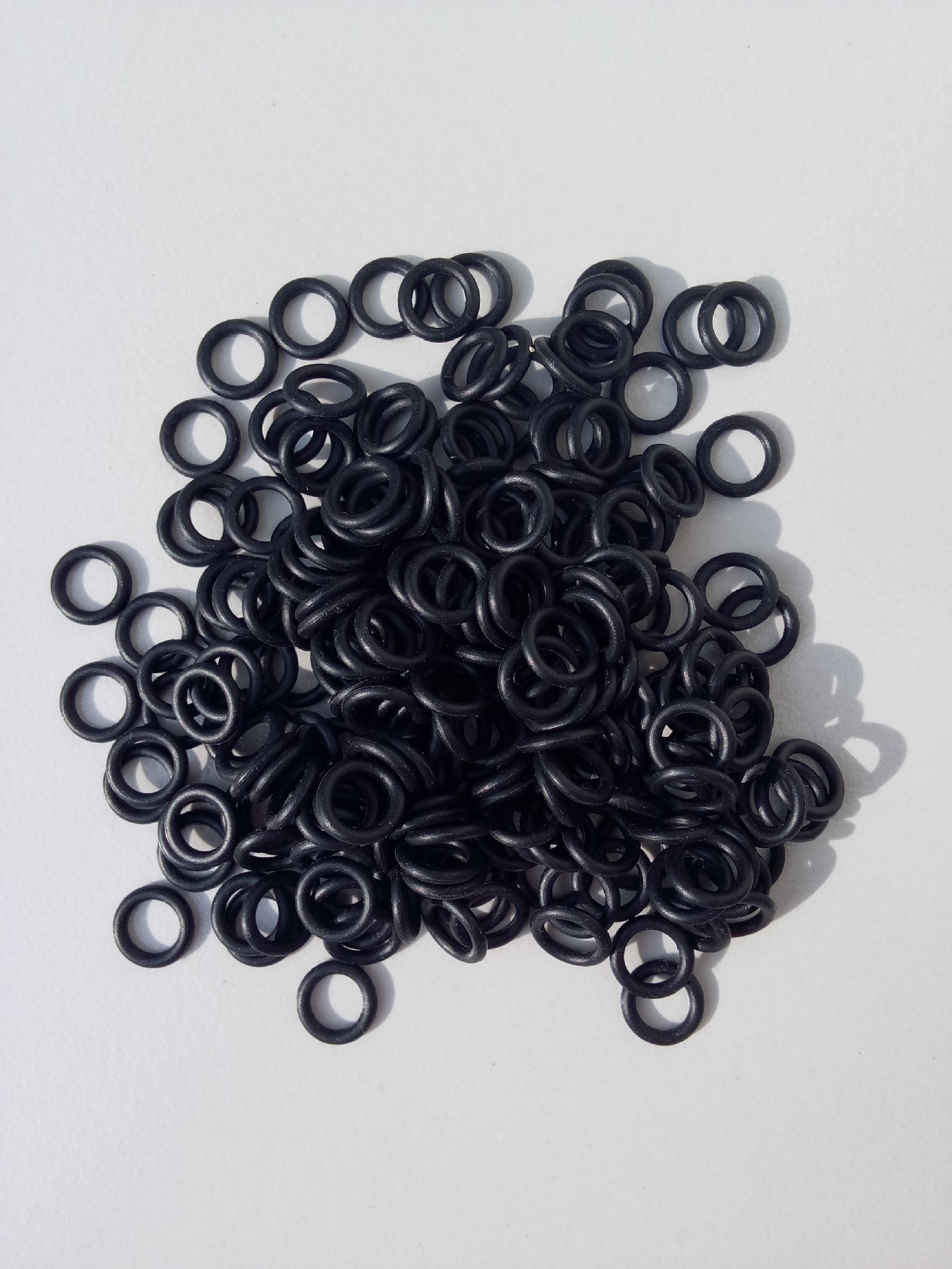 四氟旋塞用胶圈o型圈密封圈黑色橡胶圈四氟塞头胶圈圆形圈