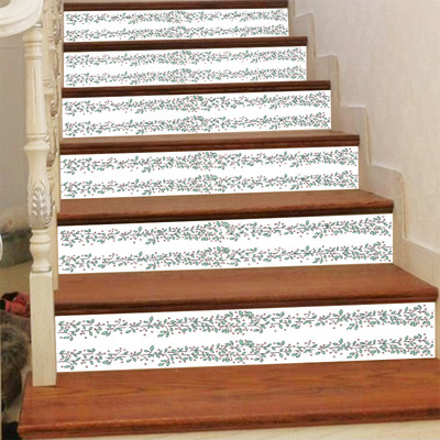 t1009枝条自粘diy腰线贴纸楼梯贴纸装饰家居防水楼梯贴规格可定制