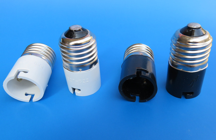供应e27转b22,螺口转卡口灯头