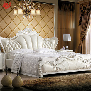 豪华软包床