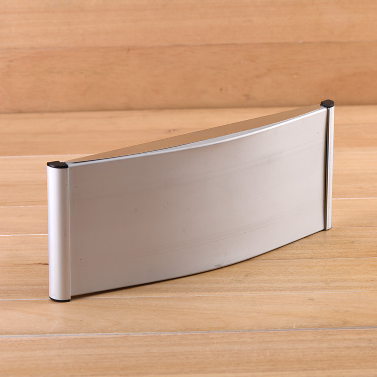 弧形科室牌定制12*30cm空白铝合金学校教室办公室标牌标识牌门牌