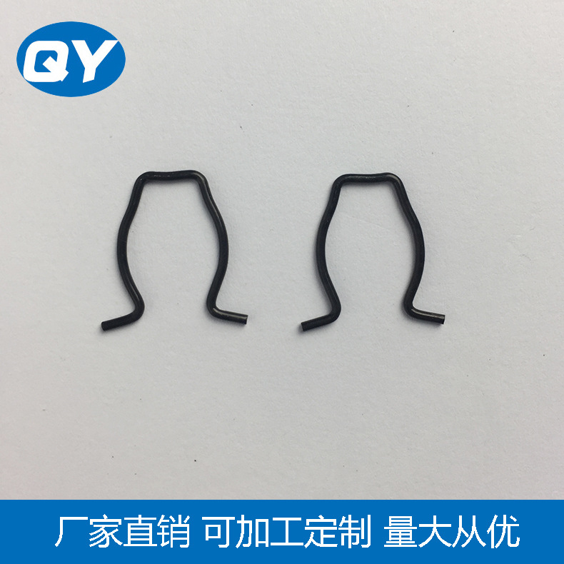 厂家专业定制鳄鱼塑胶钢丝夹子弹簧卡簧 精密实用可定制大小异形