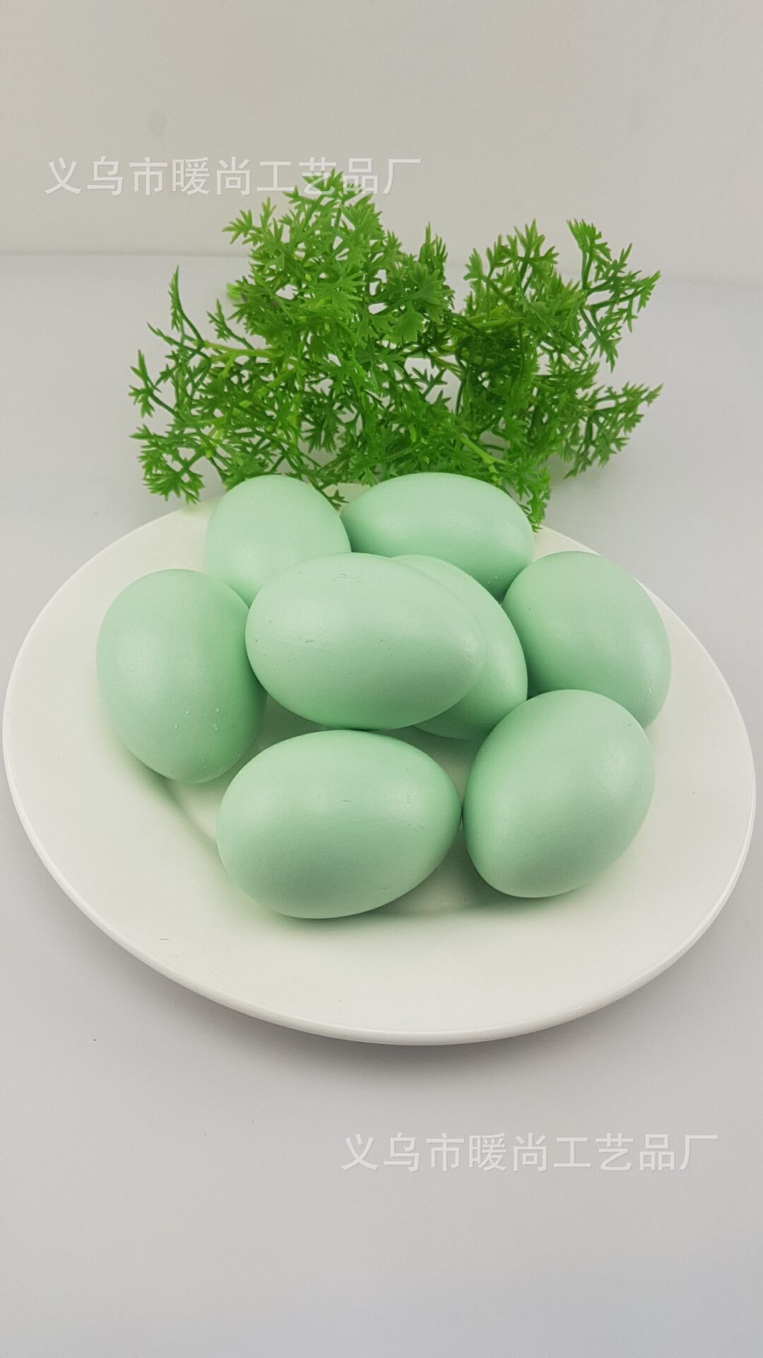 仿真木制鹅蛋鸡蛋大号蛋复活节彩蛋幼儿园彩绘早教diy道具