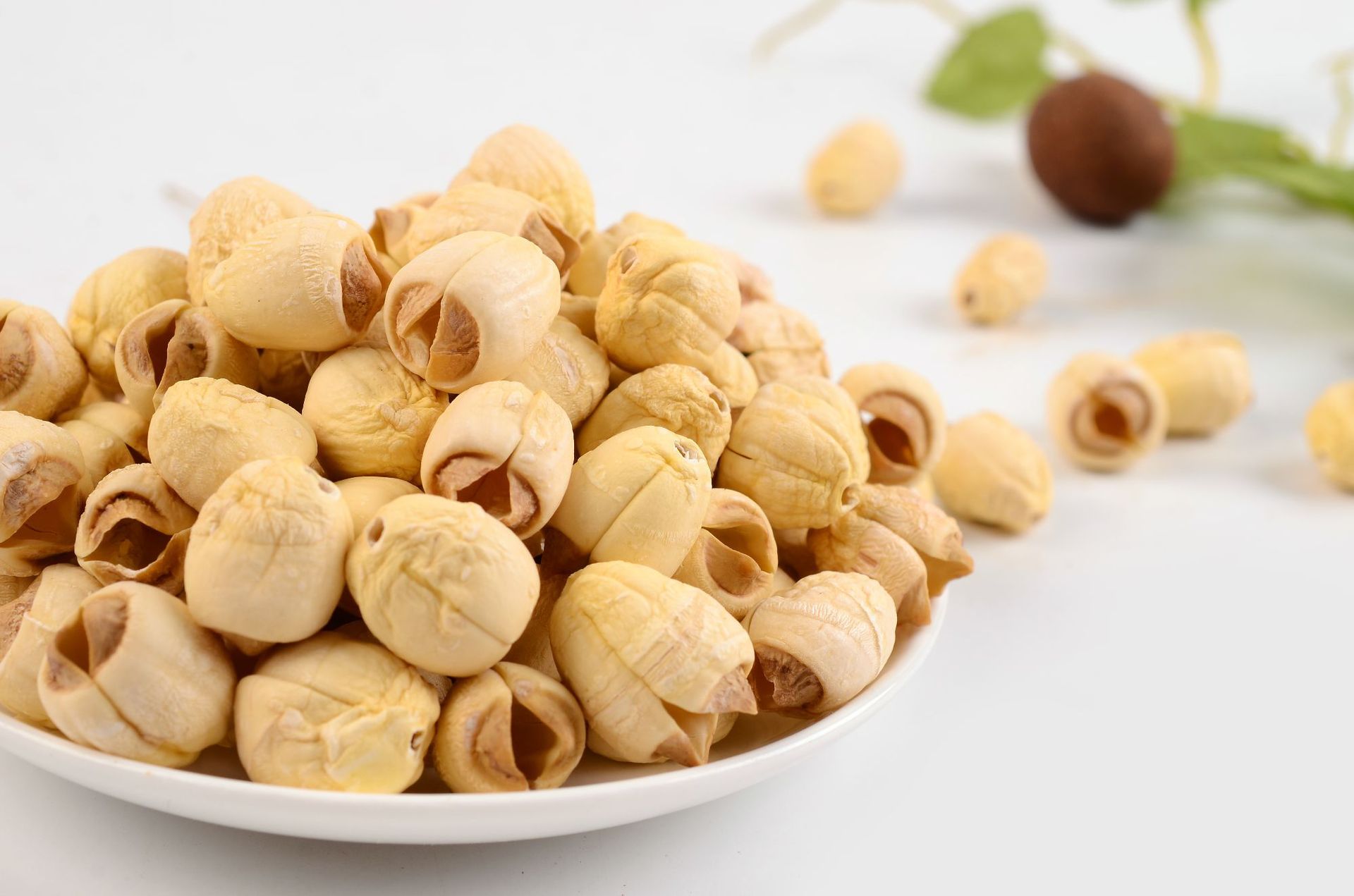 供应干货白莲子散装手工去芯白莲子莲子500g