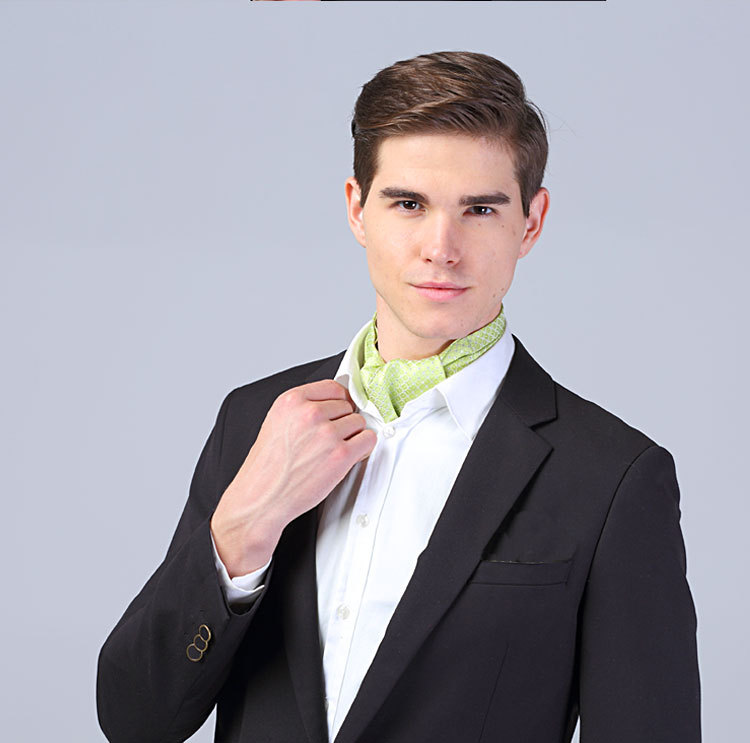 男士领结儿童职业韩版围巾欧美英伦涤纶丝复古西装丝巾衬衫领口巾