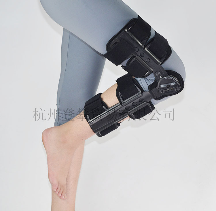 可调膝关节固定支具支架矫形膝关节支具膝关节固定卡盘限位下肢