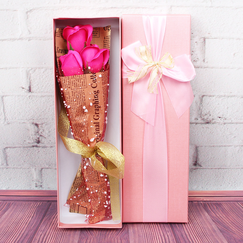 教师节礼物男女老师实用礼品幼儿园开学季感恩个性香皂花束礼盒