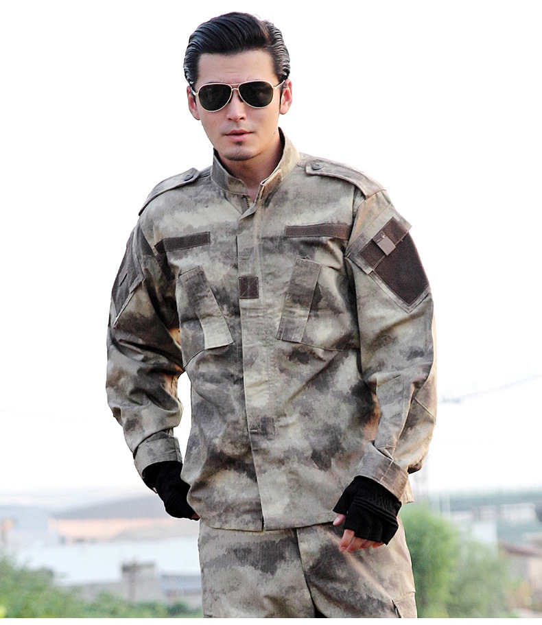 蟒纹cp户外外军二代迷彩服套装男军迷装备美军训练服作训服