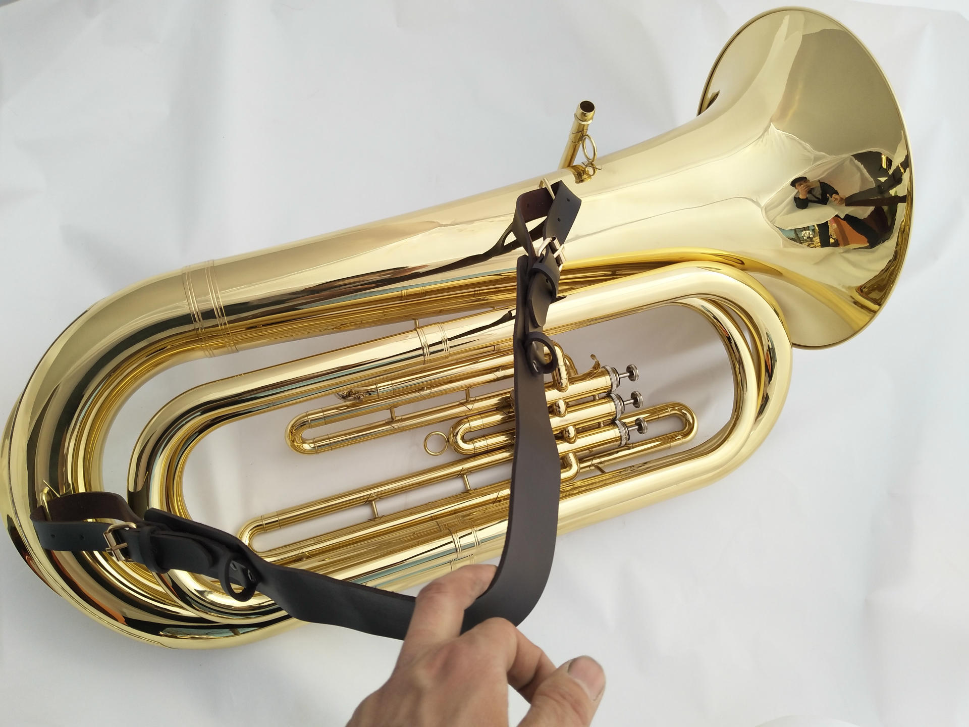 哈麦伦 倍低音抱号乐器铜管西洋降b调大抱号省力 好吹 易发音质量