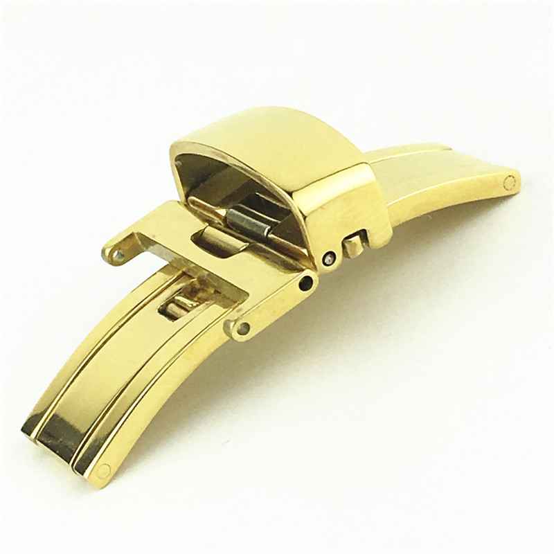 手表皮带配件扣子 表扣五金 316不锈钢蝴蝶扣12 14 16 18 20 22mm