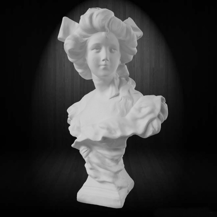 绘岳美术石膏人物头像西洋少女二美少女头像美女头像素描石膏像