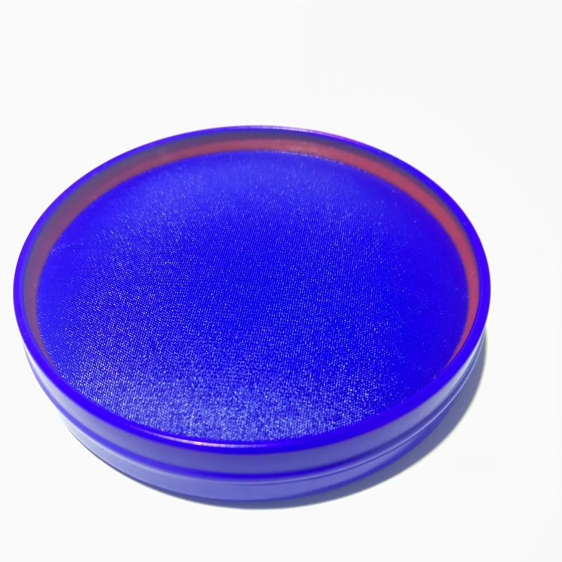 亚信6号 蓝色 工艺印泥 印台 财务用品 印章泥印鉴泥