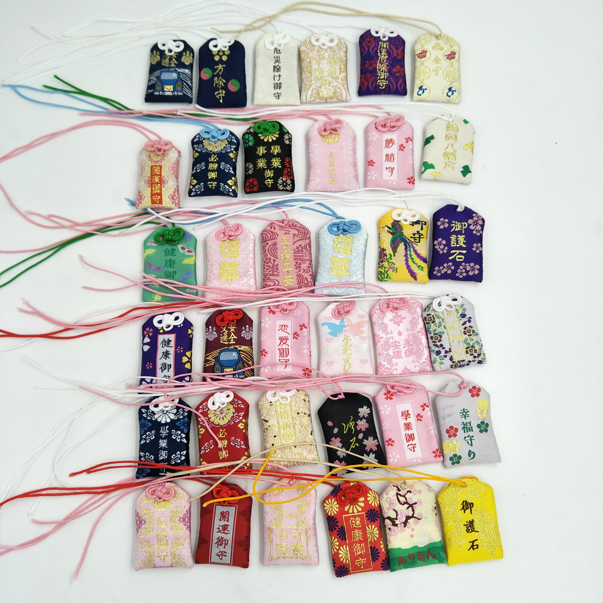 日本和风御守厄除开运祈福香包袋 双面刺绣平安福袋护身符定制