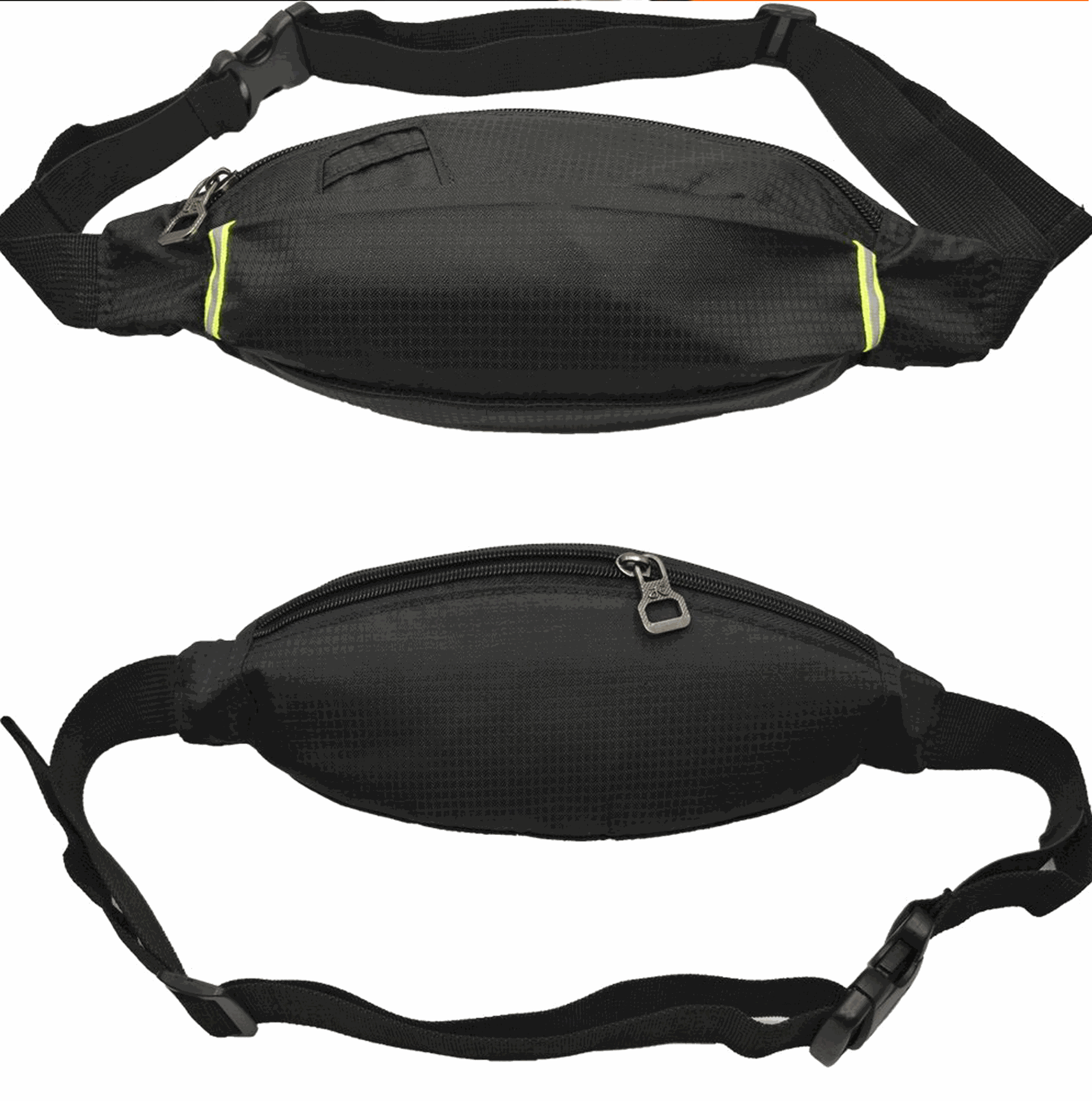 尼龙腰包超薄休闲腰包户外运动贴身防盗腰包多功能跑步腰包