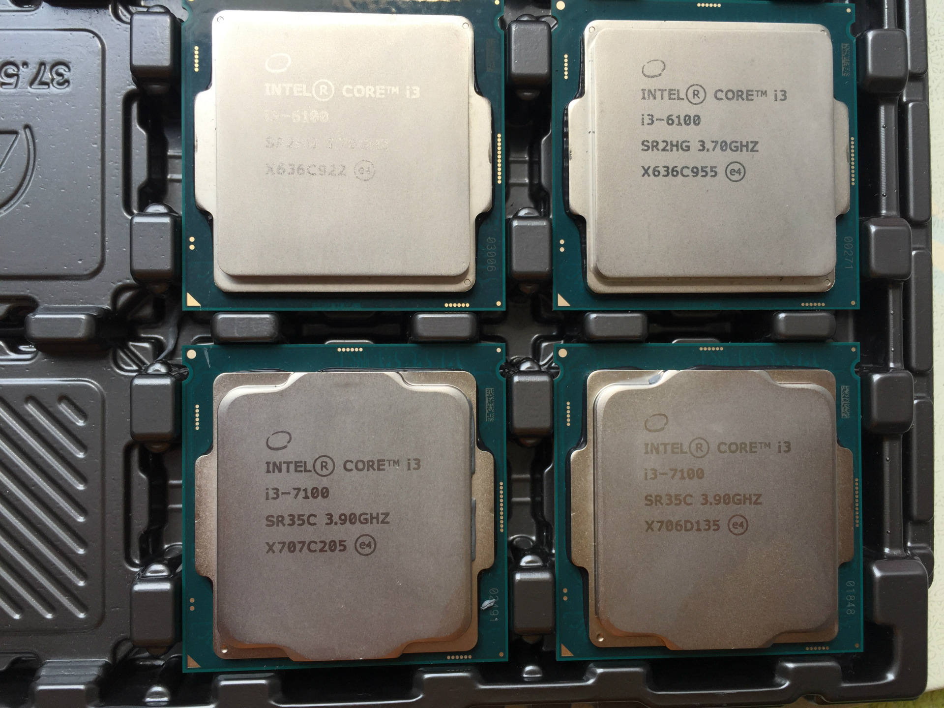 酷睿双核 i3-7100 全新散片 cpu 处理器