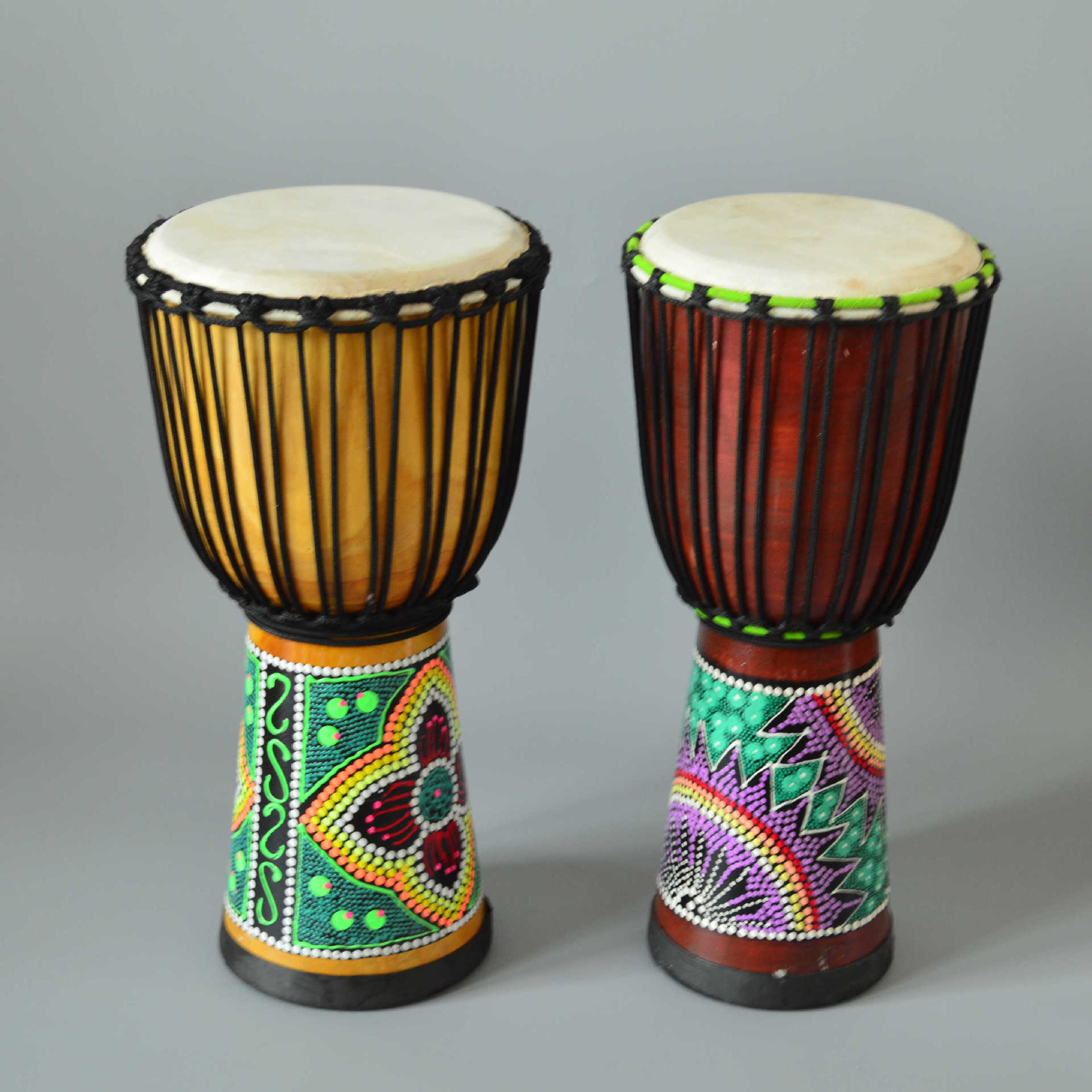 初学印尼进口 入门儿童成人非洲手鼓 厂家8寸10寸12寸非洲鼓 丽江