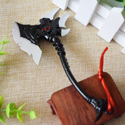 游戏周边 英雄联盟周边兵器 亡灵战神塞恩15厘米合金斧头武器批发