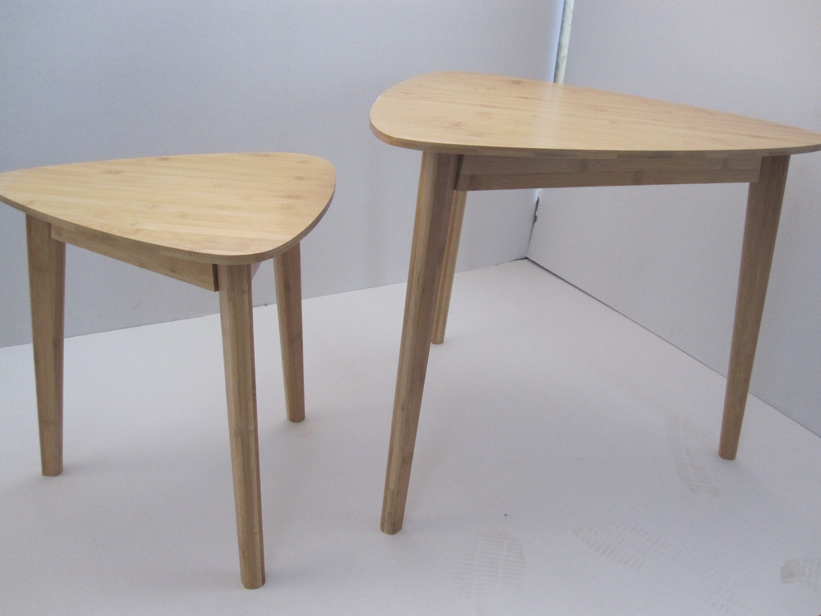 居家休闲实用竹制家具茶几 置物时尚三角茶几桌 量大从优