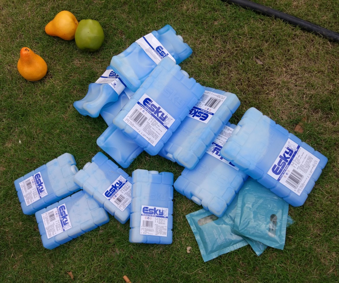 esky蓝冰冰晶盒空调扇制冷保温箱母乳宠物降温冰砖冰板冰包免注水