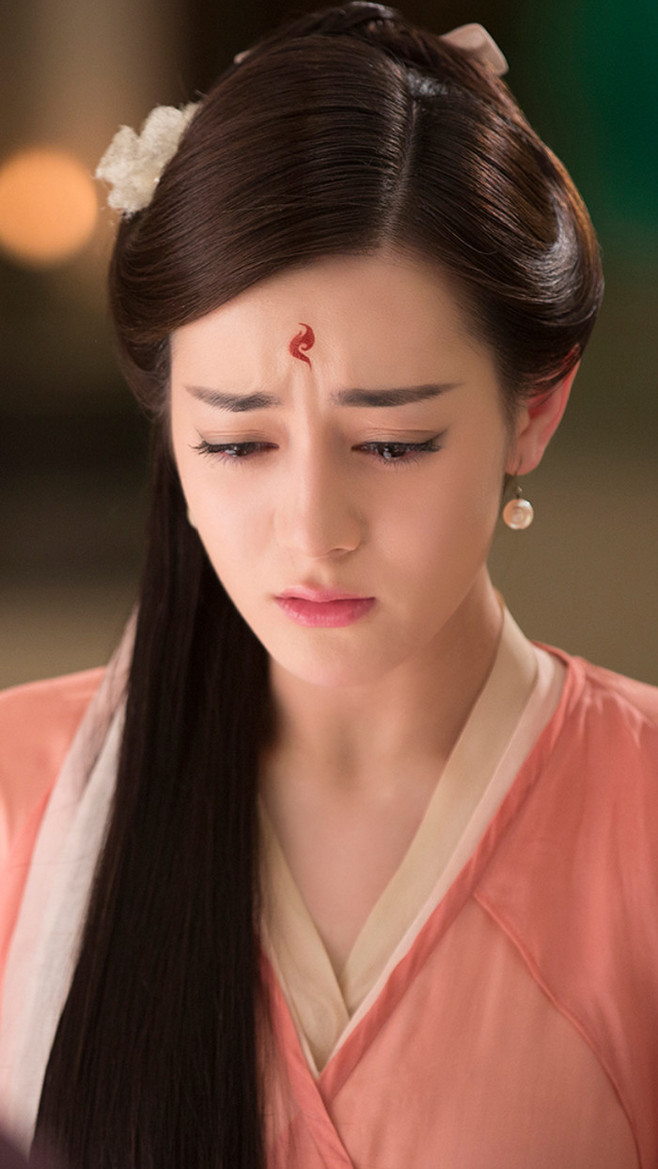 三生三世十里桃花白浅杨幂同款凤九长耳环cos古装纯银s925耳钩