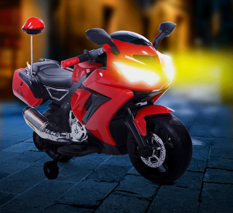 派克奇新款儿童电动摩托车大号宝宝电瓶车可充电顺丰包邮一件代发