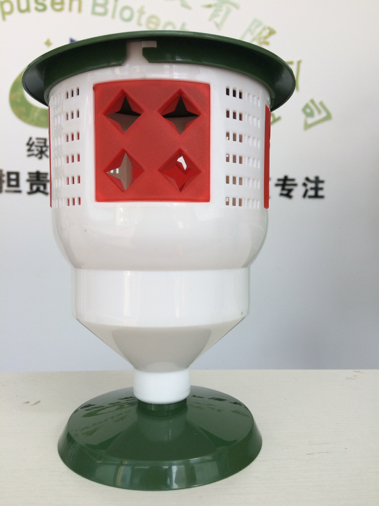 诱敌 新款夜蛾诱捕器 16孔 斜纹夜蛾 甜菜夜蛾诱捕器含集虫袋