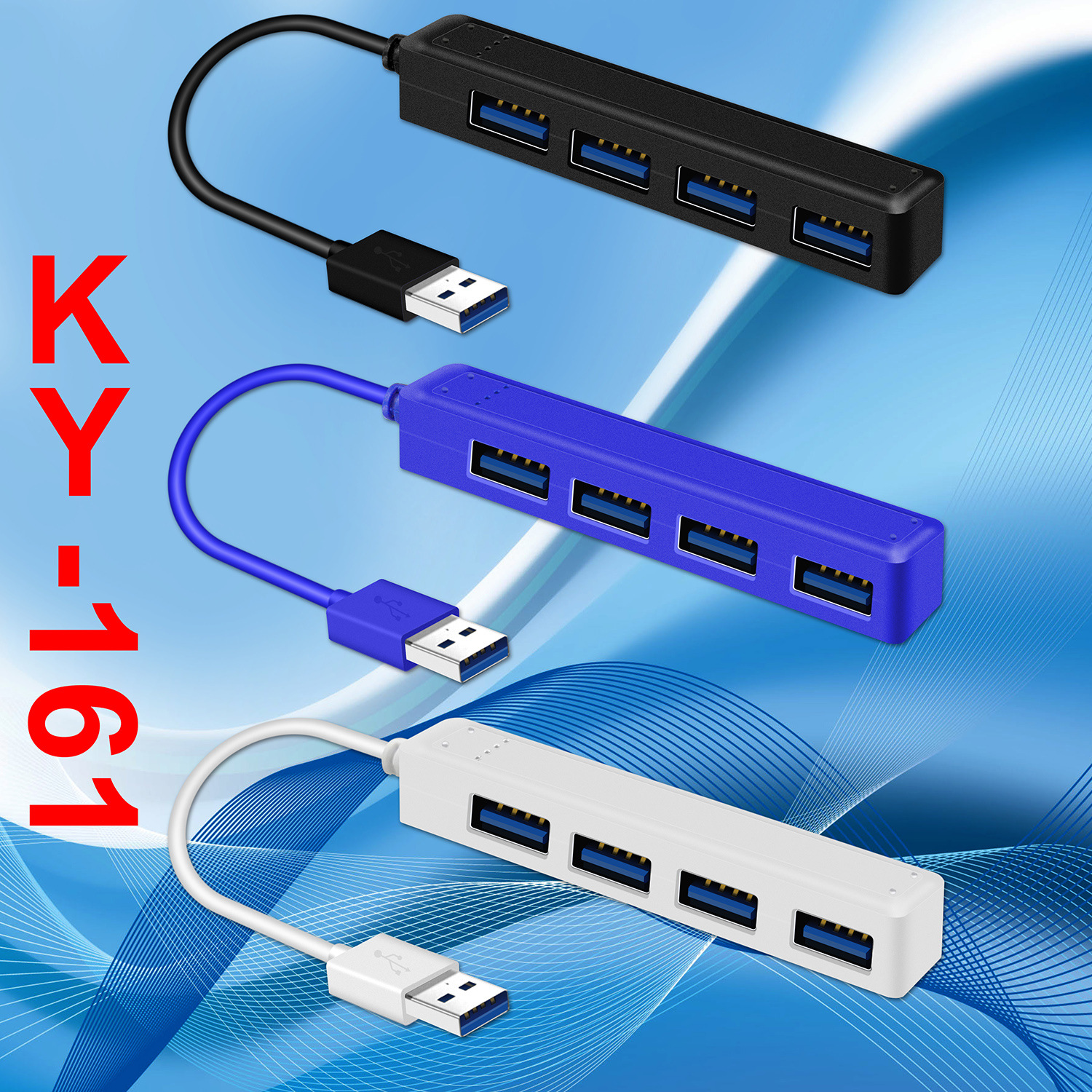 新款usb四口分线器 集线器一拖四高速笔记本 usb扩展多接口hub