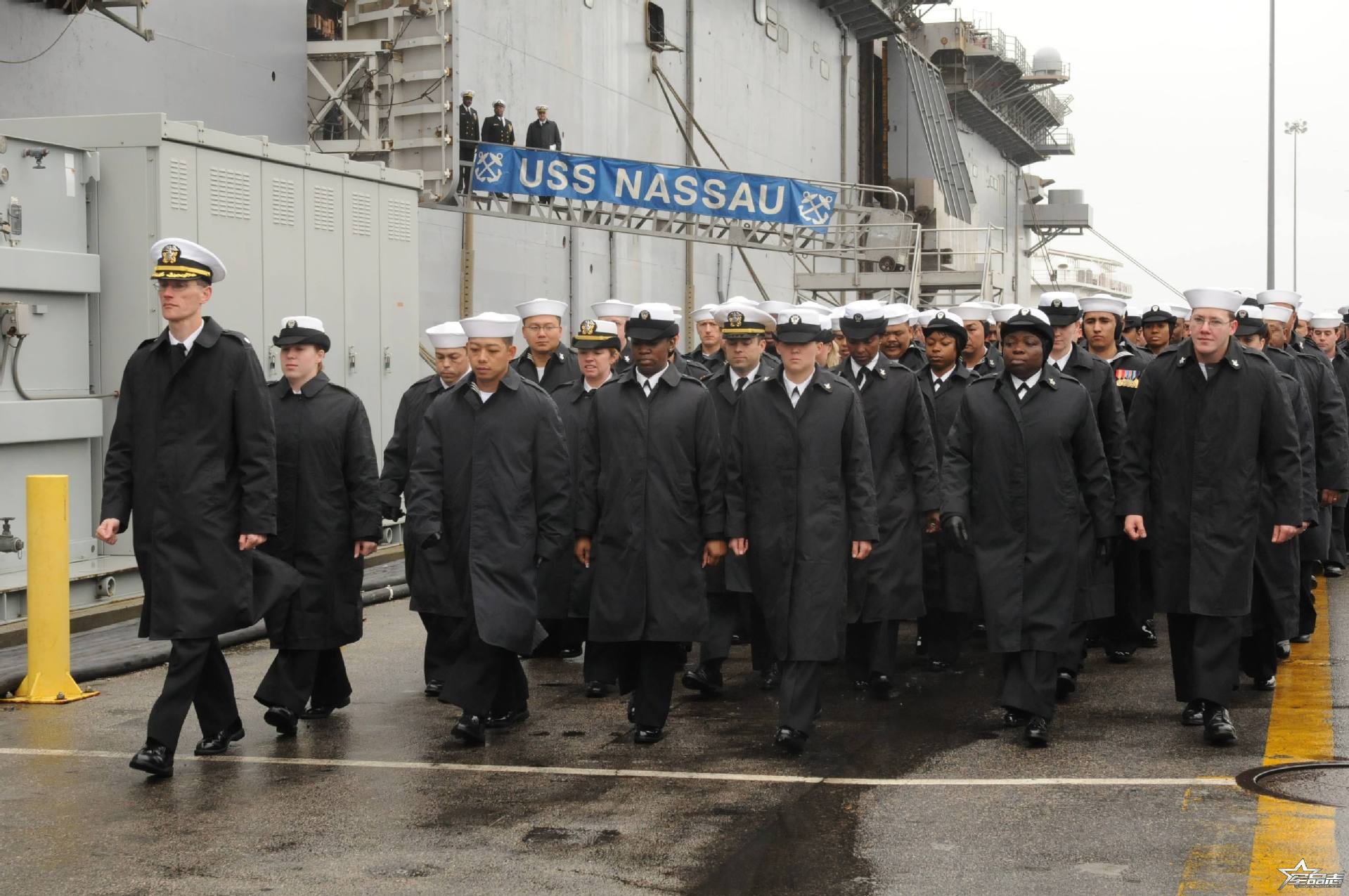 美国海军风衣外套