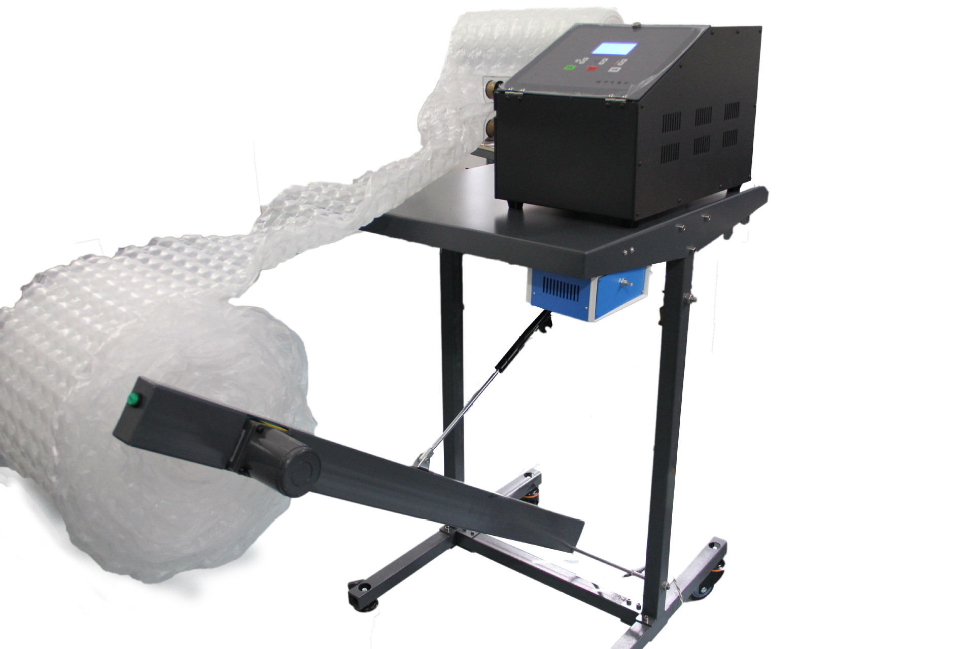 缓冲葫芦膜充气机 充气袋充气机 高效率充气机厂家直销送卷膜