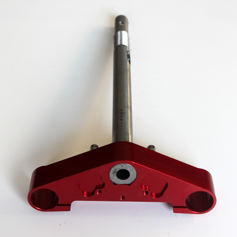 电摩改装配件三星柱 铝合金鬼火福喜劲战方向柱jcgk电动车方向柱