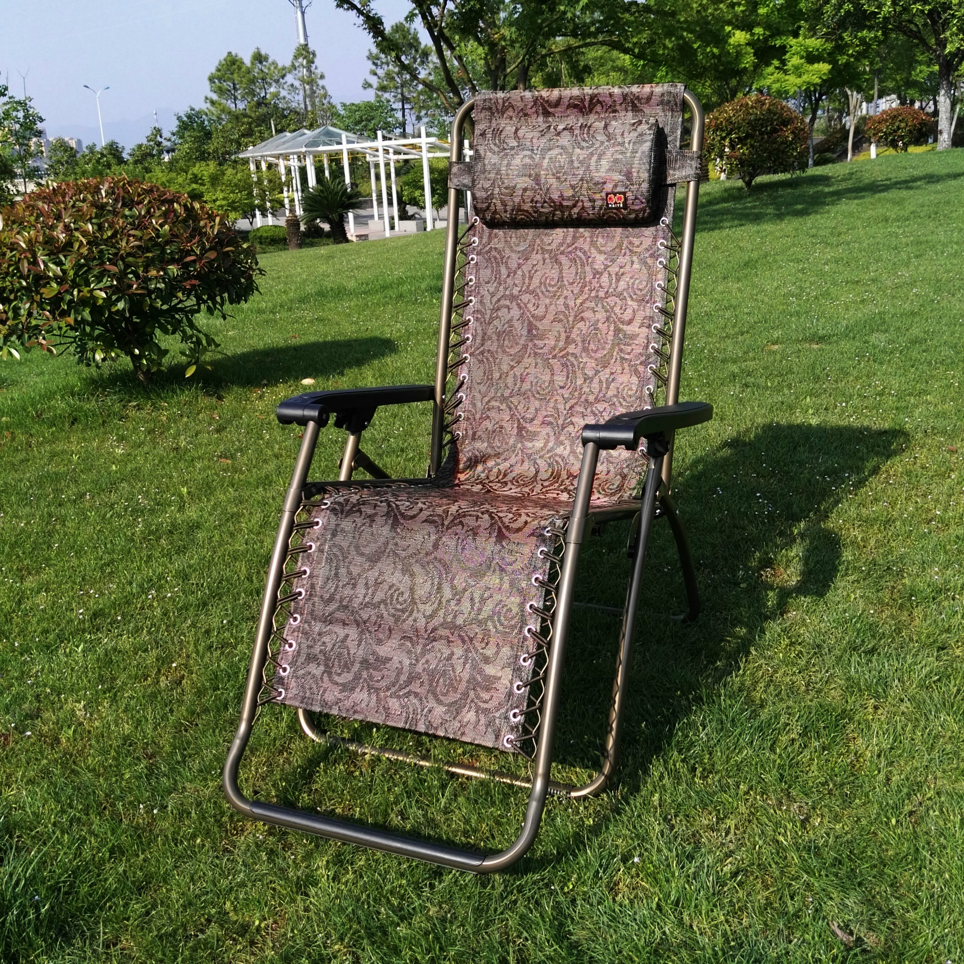 厂家直销 躺椅 特斯林午休办公室折叠椅沙滩椅阳台休闲躺椅