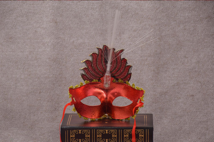 发光火焰面具 酒吧化妆舞会面具 万圣节面具 儿童玩具节日表演面