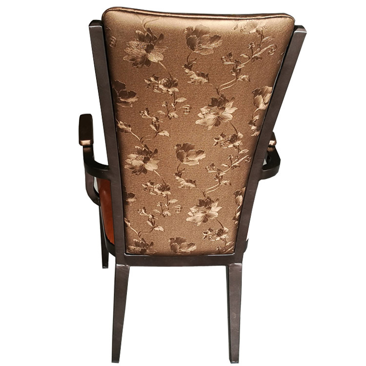 【jh-a144】厂家直销新款pu皮酒店客房椅 带扶手餐椅棋牌室椅