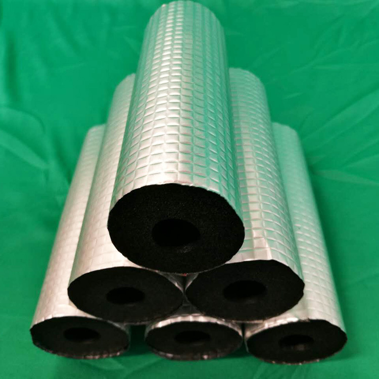 批发带铝箔橡塑管-阻燃铝箔橡塑管-华美铝箔橡塑保温管