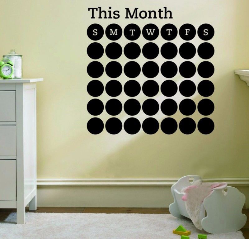 跨境货源批发厂家 his month 教室办公室圆圈黑板贴墙贴纸批发HB4