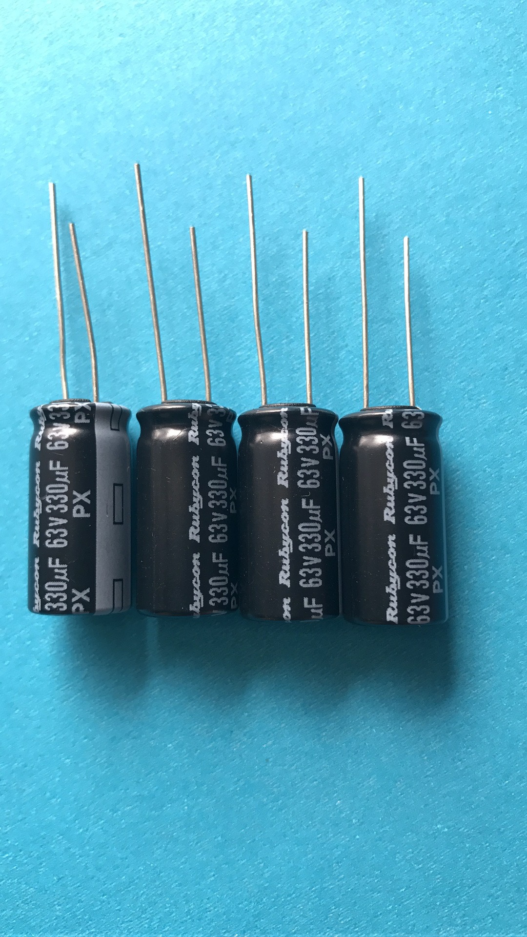 原装rubycon红宝石电解电容器63px330m330uf63v102055105度
